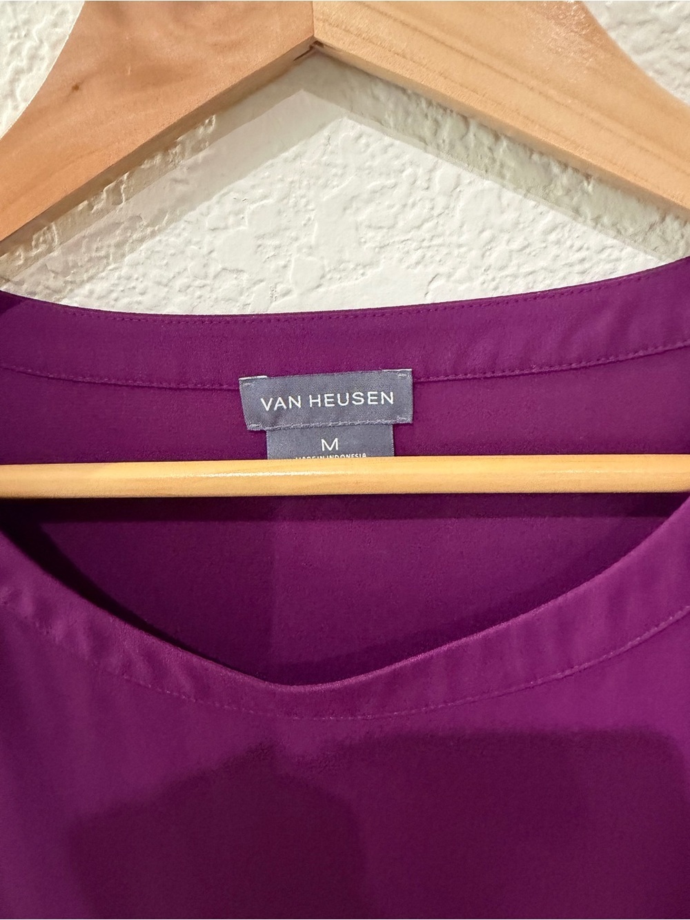 Van Heusen Deep Blouse Purple - Picture 3 of 3